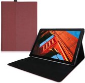 kwmobile hoes voor met Microsoft Surface Pro 7 - Geschikt voor type cover - Stoffen tablethoes in donkerrood