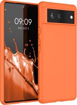 kwmobile telefoonhoesje voor Google Pixel 6 - Hoesje voor smartphone - Back cover in fruitig oranje