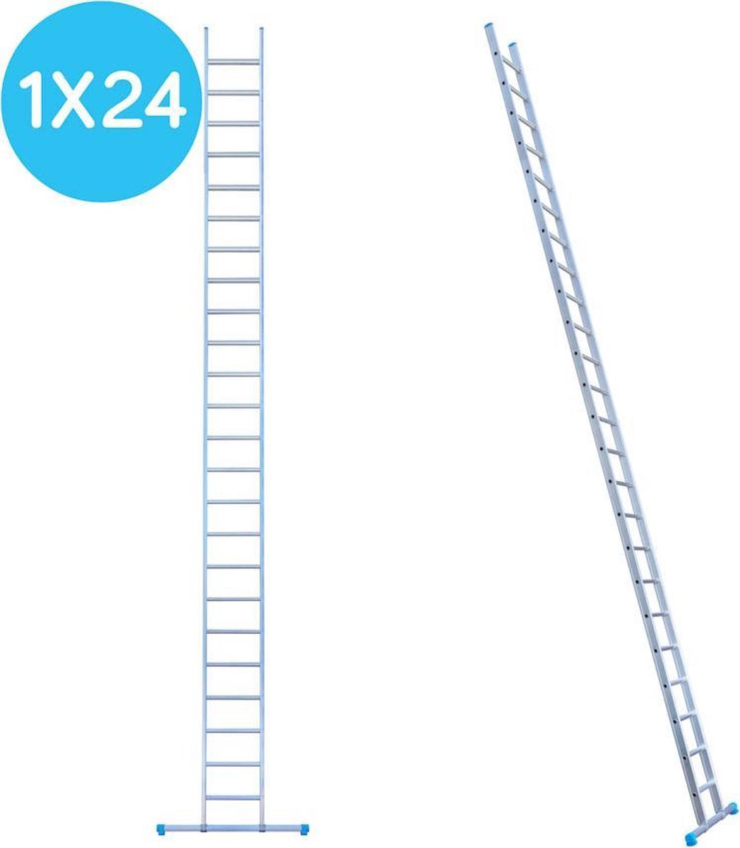 Eurostairs Ladder enkel recht 1x24 sporten