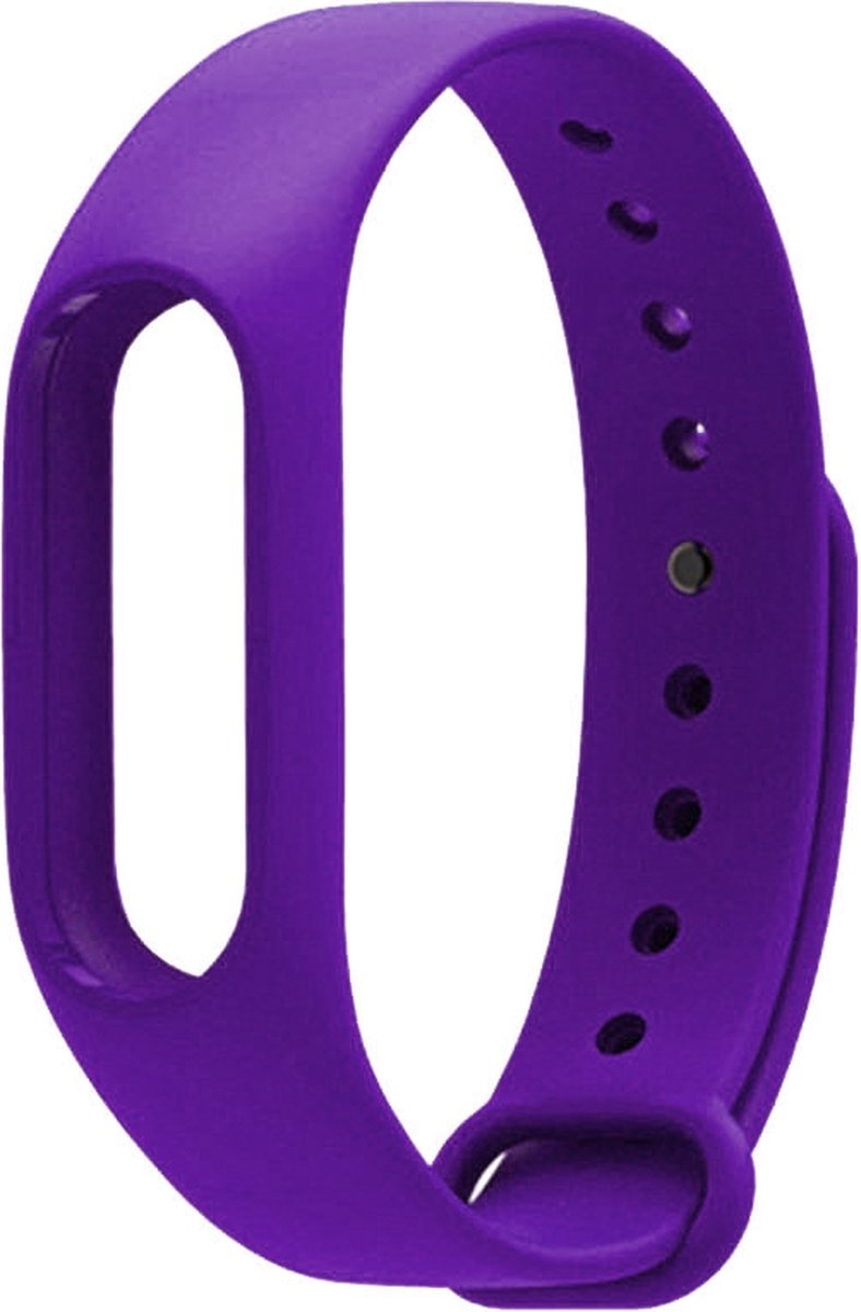 By Qubix - Geschikt voor Xiaomi Mi band 2 bandje voor CA0600B - Paars