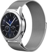 By Qubix Milanees bandje - Samsung Gear S3 - Zilver - Large