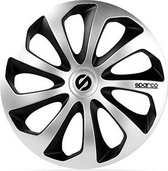 Hubkap Sparco Sicilia CS5 Zwart Ziverachtig 13" (4 uds)