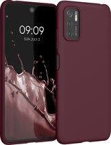 kwmobile telefoonhoesje voor Xiaomi Poco M3 Pro 5G - Hoesje voor smartphone - Back cover in wijnrood