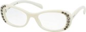 Brillenframe Dames Prada PR21RV-7S31O1 (Ø 53 mm) Wit (ø 53 mm)