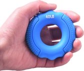 2 STKS Siliconen Grijper Vinger Oefening Grip Ring, Specificatie: 40LB (Dot Blue)