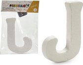 Brief J polyestyreen - Decoratieve letters en cijfers