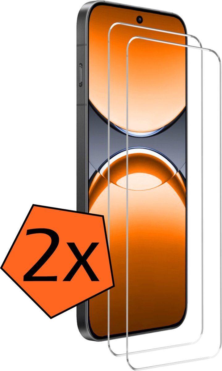 Screenprotector - 2 Stuks - Geschikt voor OPPO Find X8 - Extra Sterk - Gehard Glas - Beschermglas - Tempered Glass - Screen Protector