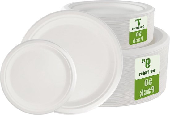 Box and Tree Premium Disposable Palm Leaf Plate