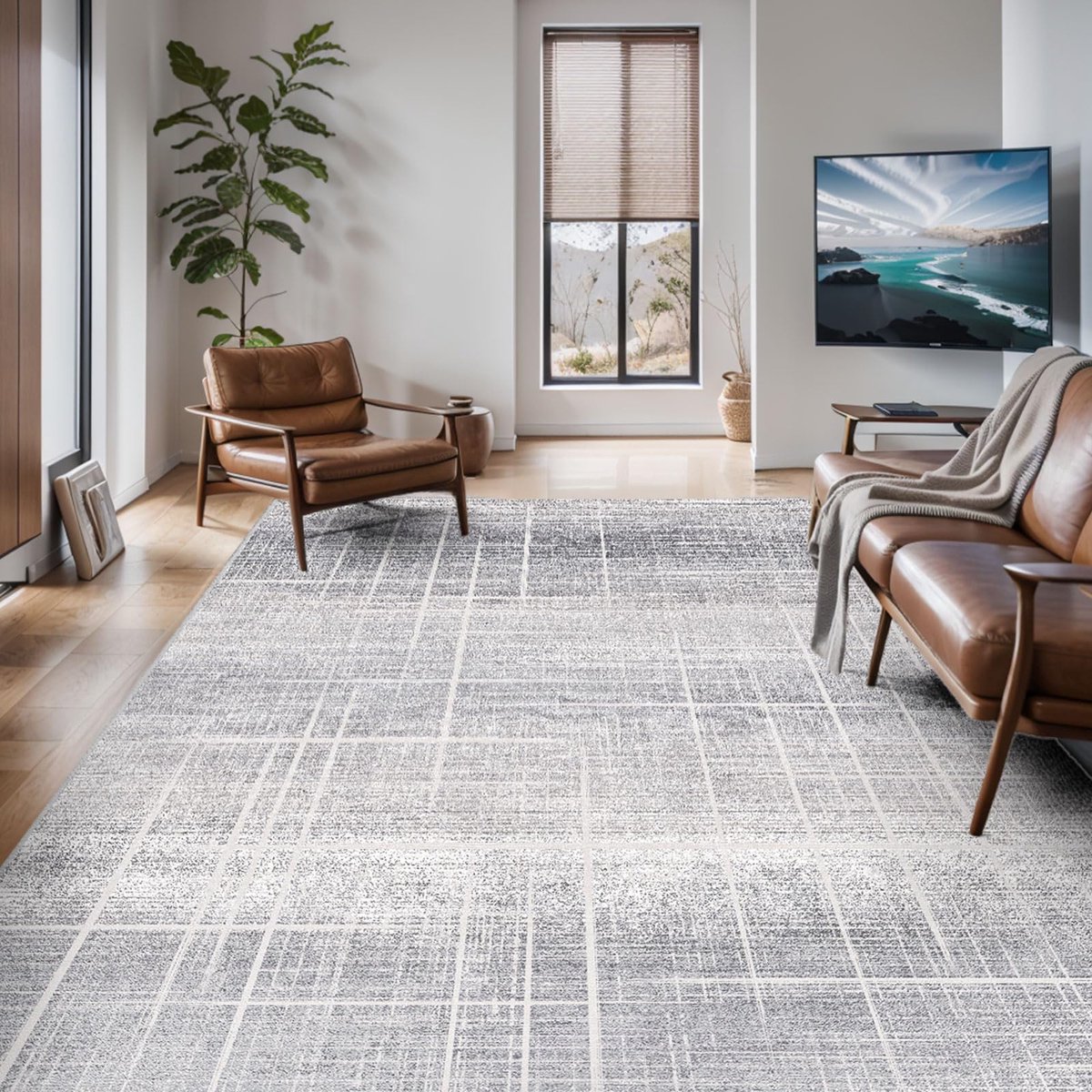 Goodivery ® Vloerkleed voor Woonkamer met Modern Design en Antislip Eigenschappen