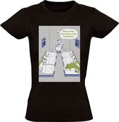 Coma Chameleon Dames T-shirt - kameleon - slapen - humor - dieren - woordspeling - shirt