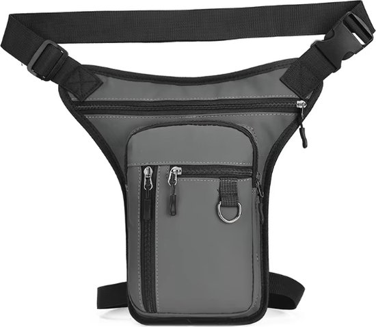 Actie4you® - Heuptas Motor - Motortas - Fiets - Beentas Motor- Heuptas - Unisex – Grijs