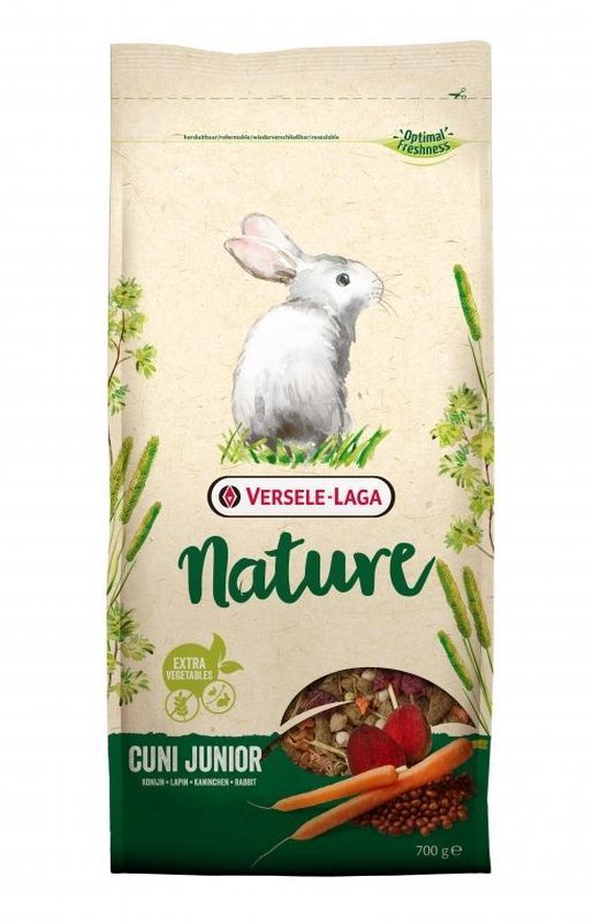 Versele-Laga Nature Cuni Junior - Nourriture pour lapin - 2,3 kg