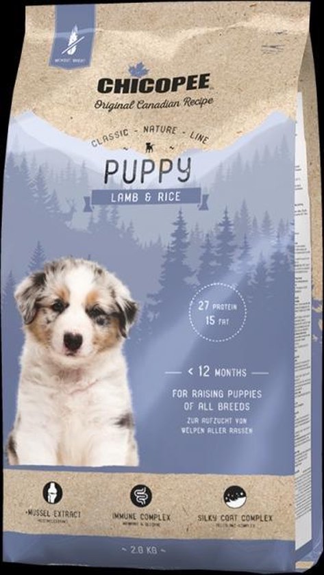 Chicopee CNL Puppy Lamb & Rice Inhoud - 15 kg
