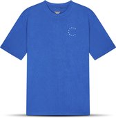 T-shirt Catenaccio Blue - Taille M / Medium - T-shirt homme oversize - T-shirt en coton Heavy - Par FC Kluif