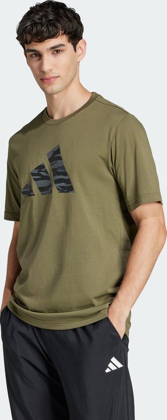 adidas Sportswear T-shirt graphique camouflage Codes - Hommes - Vert - M