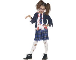 FIESTAS GUIRCA, S.L. - Blauw Zombie Meisje Vermomming - 140/146 (10-12 jaar)