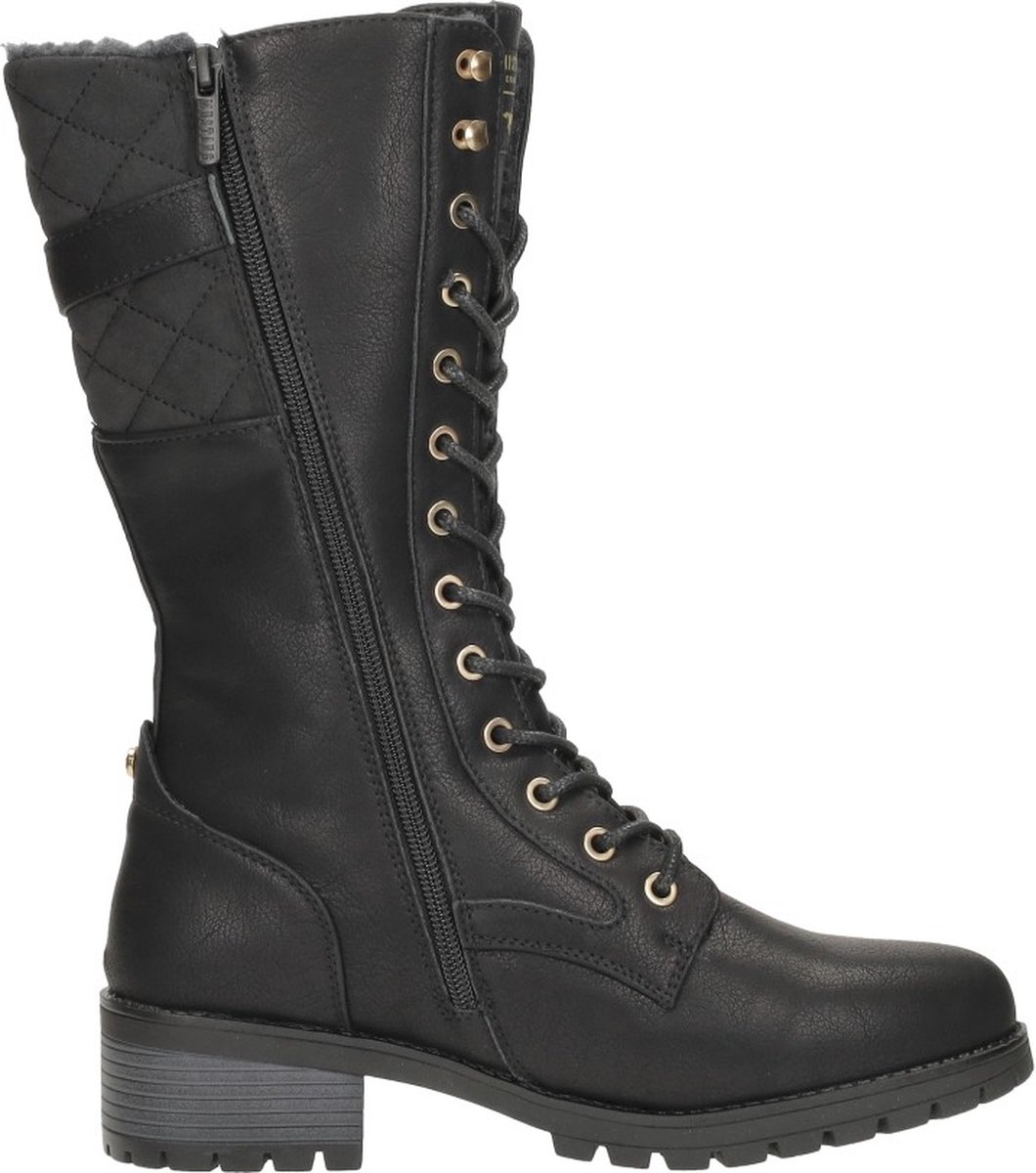 Mustang Veterschoenen Hoog Veterschoenen Hoog - Zwart - Maat 37