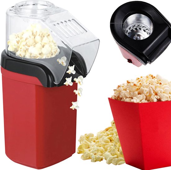 Popcornmaker 1200W Vetvrije Air Machine - Gezonde Popcorn in Minuten — afbeelding 2