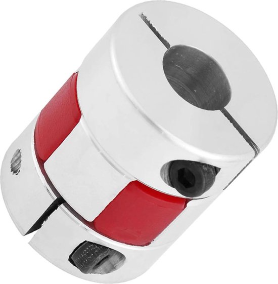 Pflaumenwellenkupplung 30 X 24 Mm – Alu, 8–8 Mm, Für Schrittmotor & Co.