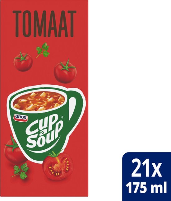 Unox Cup-a-Soup - Tomaat - 21 x 175 ml