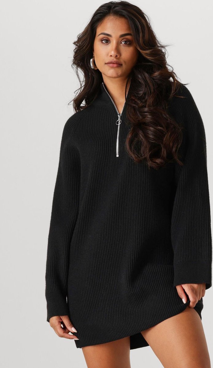 EDITED Edt7817001 Dames - Jurk - Zwart - Maat 34