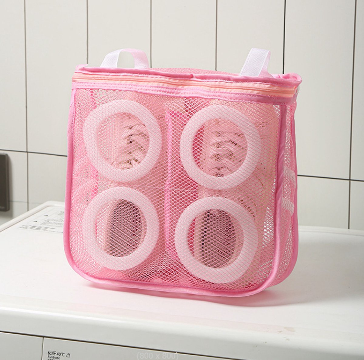 Goedkoopste 1 Pack Schoenen Waszak - Schoenen Waszak - Sneaker Wasmachine Zak - Hoge Kwaliteit Waszak met Ritssluiting - Herbruikbare en Duurzame Schoenen Waszak met Ritssluiting - Waszak voor Alle Schoenen-L