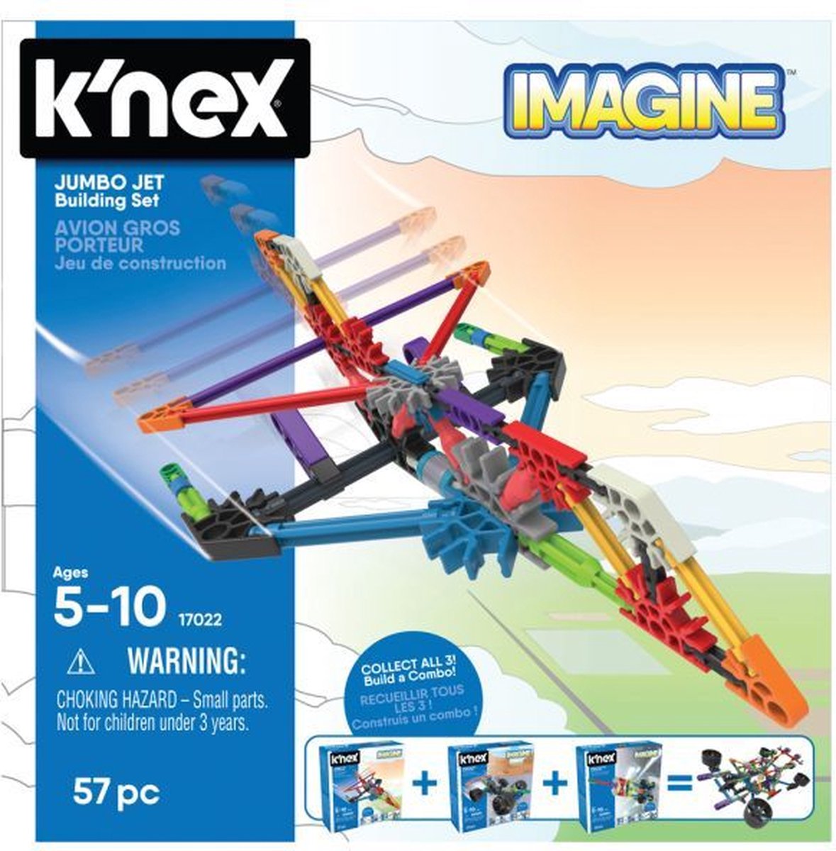 Knex Imagine Jumbo Jet Building Set 57-delig constructieset — afbeelding 5
