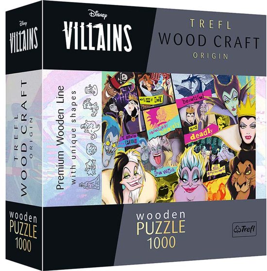 Trefl puzzel Disney Villains 1000 stukjes - Villains Reunion.