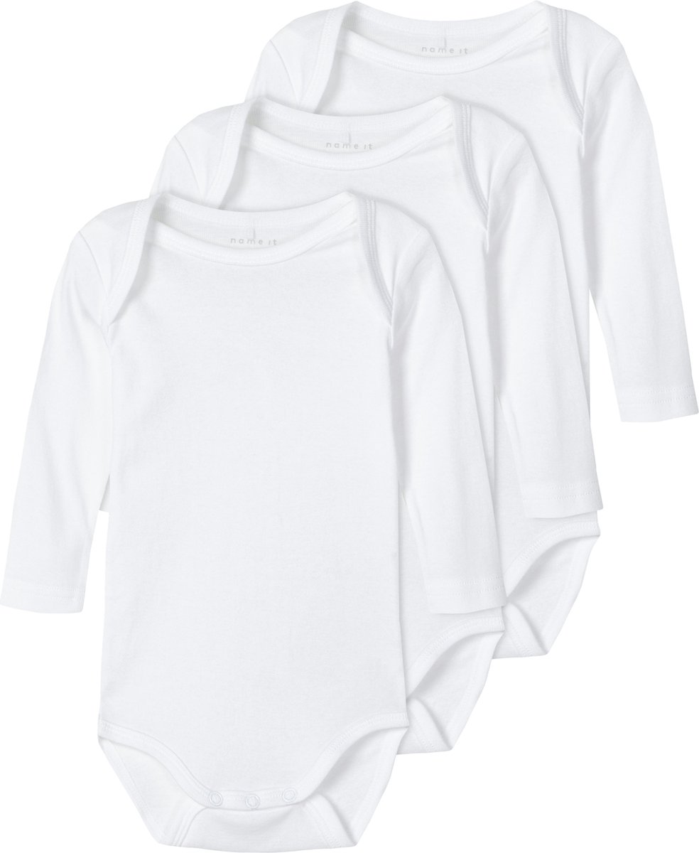 NAME IT - NBNBODY 3P LS SOLID NOOS - Baby - Bodies