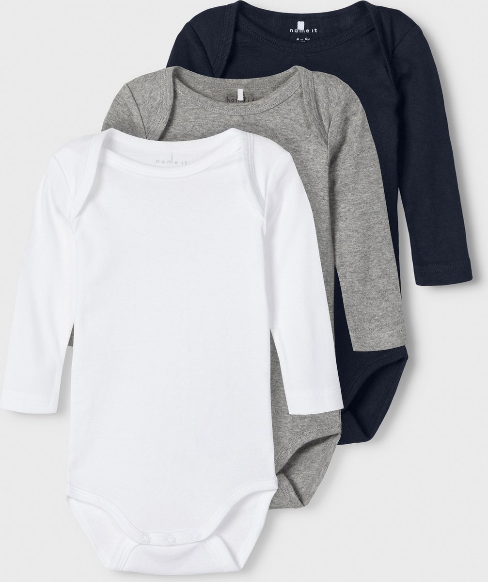 NAME IT- NBNBODY 3P LS SOLID NOOS - Meisjes - Body
