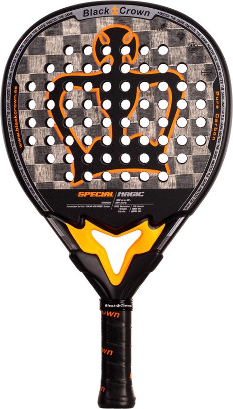 Magic Mand Racket Black Crown Special Magic - 18K (Druppel) - 2025 padel racket | bol