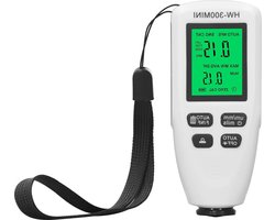 Digitale Verfmeter voor Auto's - Ultrahoge Precisiesonde - Gebruikte Auto Kopers - Autodieptemeting Tester - Wit .