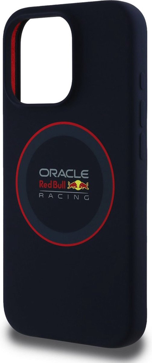 Red Bull Racing Silicone Red Ring Back Cover hoesje met MagSafe voor Apple iPhone 16 Pro - Donkerblauw van Red Bull Racing — afbeelding 4