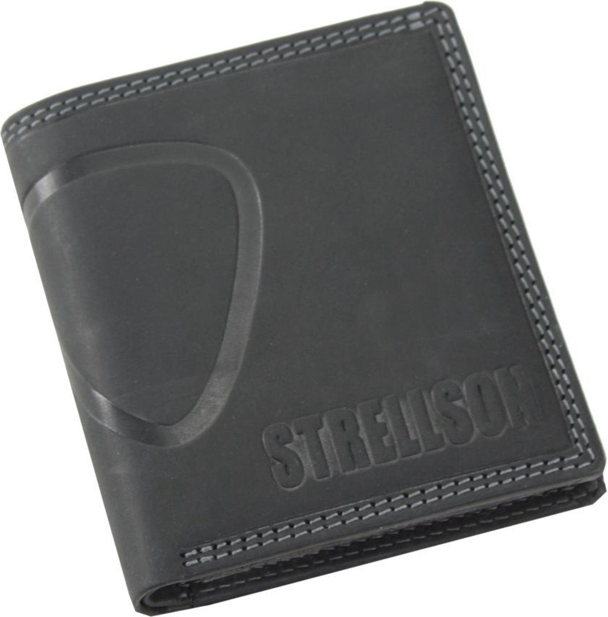 Strellson Baker Street Portemonnee Leer 9 cm - Jongens - Staand formaat - black