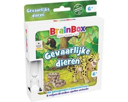 Brainbox Pocket Gevaarlijke Dieren - Nederlands kaartspel vol weetjes