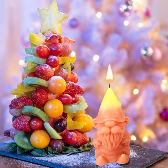 BELLE VOUS Nain De Noël (3 Pièces) - Nain De Noël En Peluche 31 X 13,5 Cm Ornement De