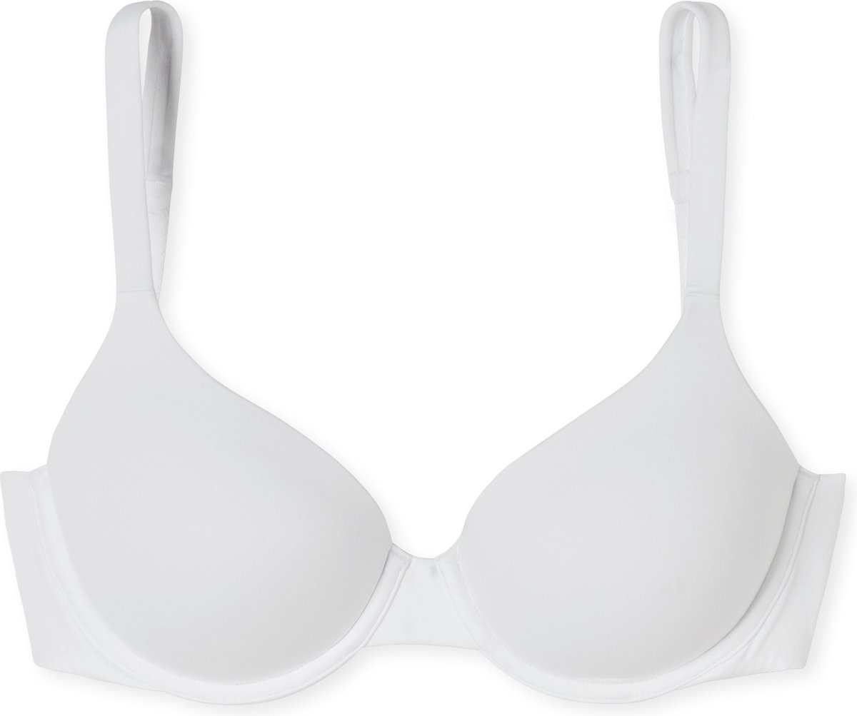 Schiesser Beugelbeha Unique Micro - met glijdende cups - Dames Beha wit