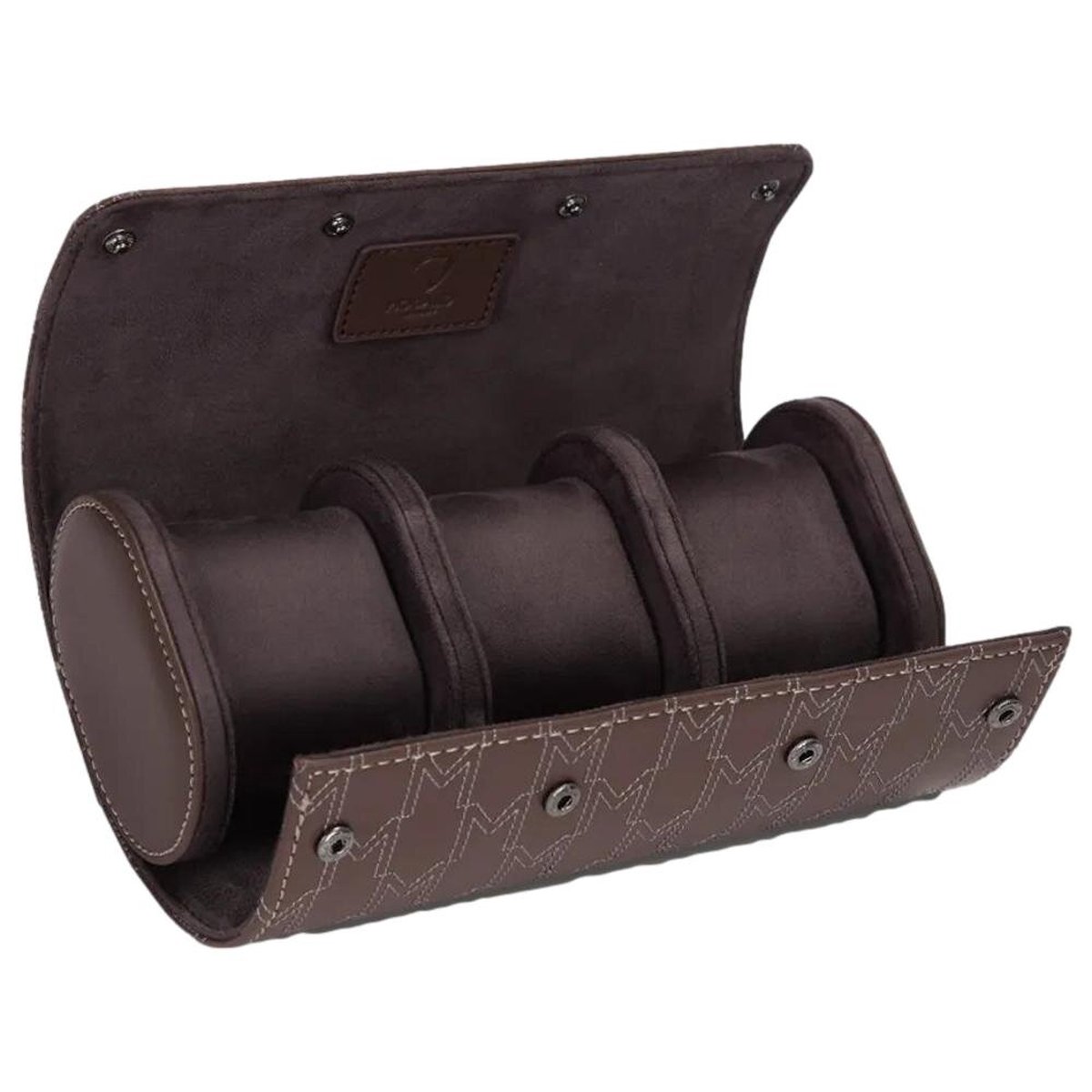 Modalo - 310391 - Uhrenrolle voor 3 Horloges - mahonie-bruin - Optimus