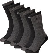 Chaussettes Thermo CAT pour hommes, Zwart/ Grijs , 6 paires - Taille 41-45