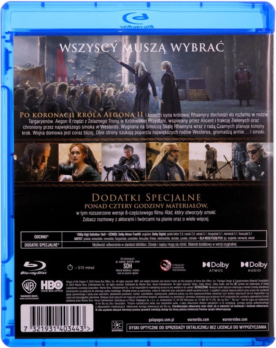 House of the Dragon [4xBlu-Ray] — cadeau in Games, Films & Muziek - foto 2