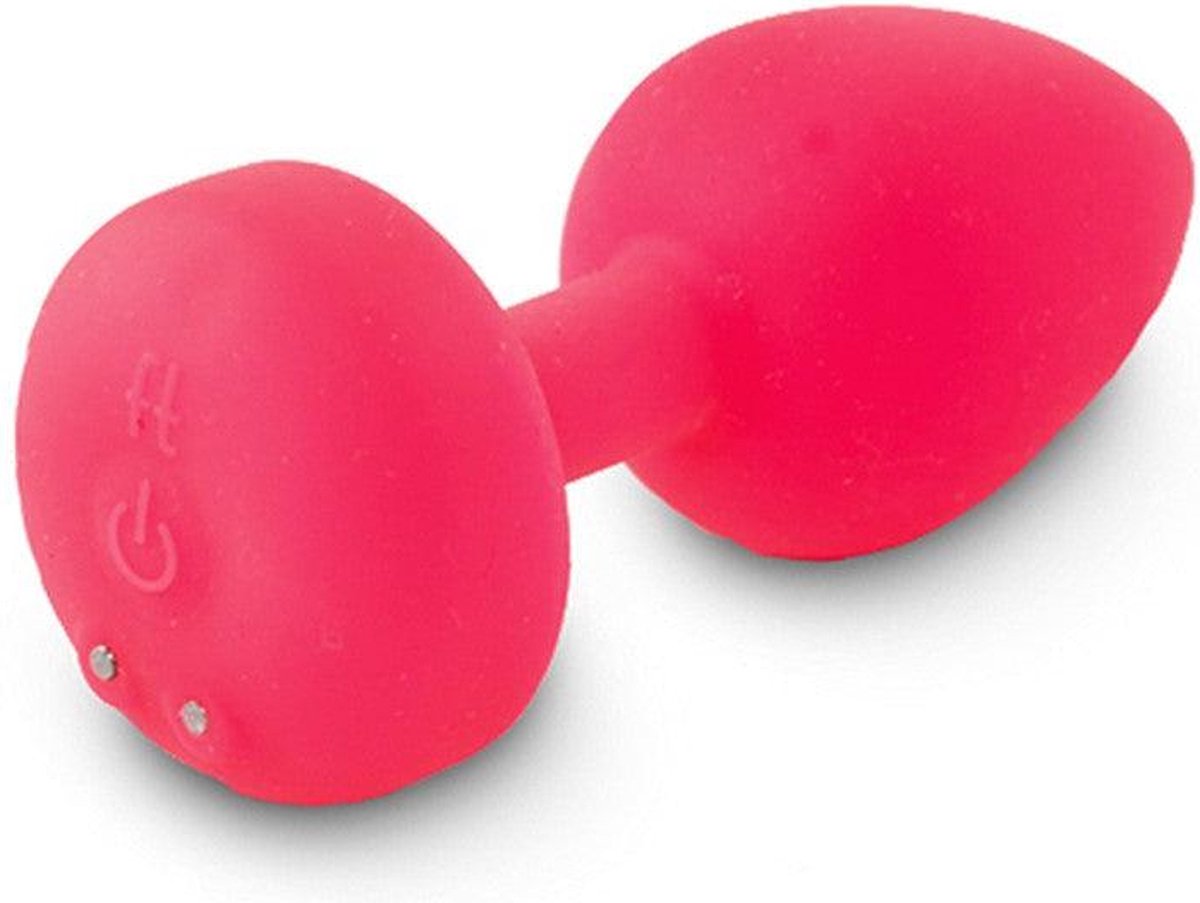 Goedkoopste G-Vibe - Gplug - Ergonomische Vibrerende Buttplug - Small - Neon Roze