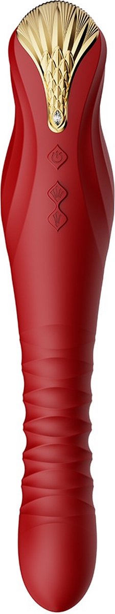 Goedkoopste Zalo - King - Stotende Vibrator - Met Powerthrust Technologie - Rood