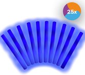Fjesta© LED foam sticks - Glow In The Dark - Lichtstaaf - 25 Stuks - Blauw
