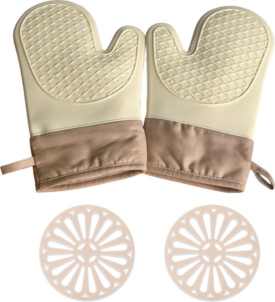 Ovenwant Teckel Nhaan - Wit - Katoen - 34 cm