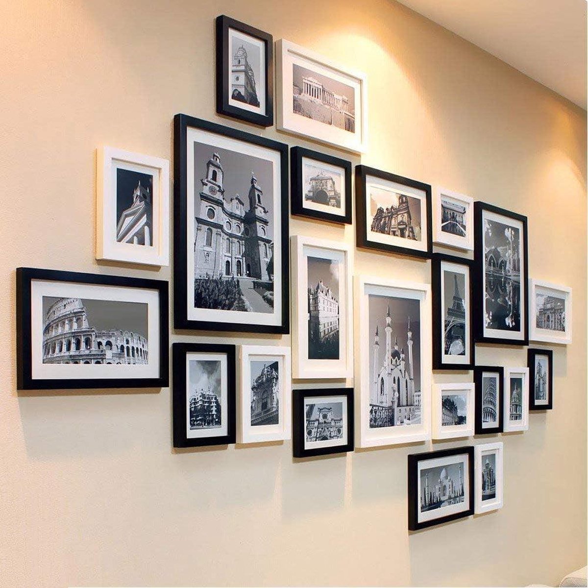 Fotolijsthouder - Met 8 Takken Voor Een Stamboom - Kaarthouder Met Fotoclips Bureaustandaard Voor Memopapier Notitiefoto Kerstkaart Trouwkaartdisplay