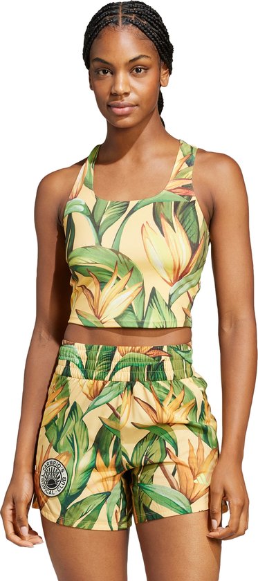 adidas Performance Débardeur d'entraînement adidas x FARM Rio - Femmes - Jaune - L