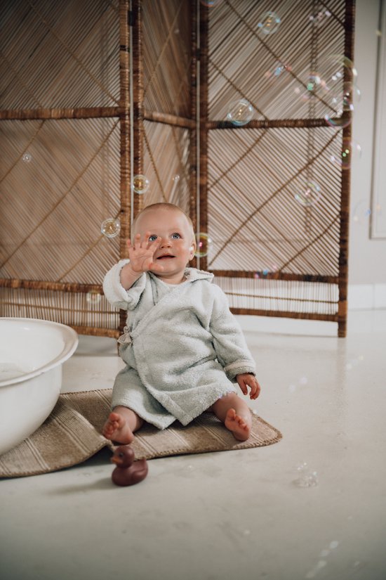 Koeka baby badjas Dijon Daily warm white 62/68 van Merkloos — afbeelding 3