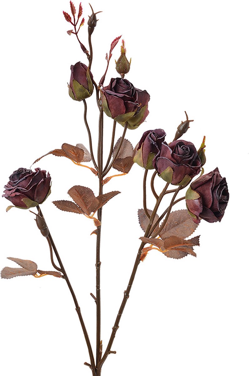 Clayre & Eef Kunstbloem 73 cm Rood Kunststof