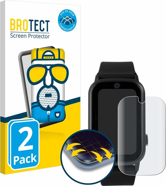 BROTECT - Screenprotector voor One2Track Connect UP - Folie Beschermfolie matte volledig dekking (2 Stuks)