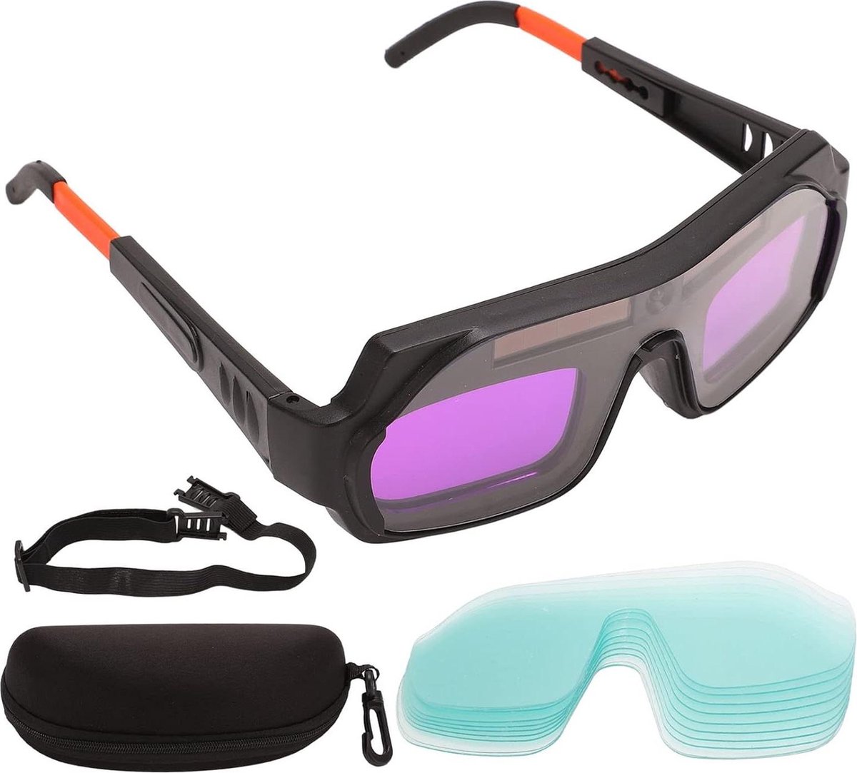 Auto Darkening Lasbril - Oogbescherming Masker Helm voor Lassersolderen Laskap